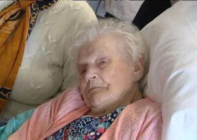 On her 110th birthday. (Source: France 3 Régions - Franceinfo)