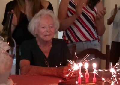 On her 101st birthday.