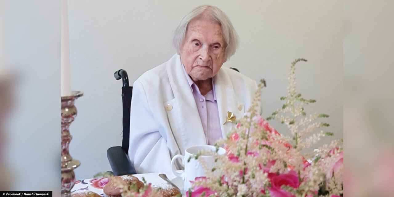 German Woman Anneliese Stennert Celebrates 110th Birthday