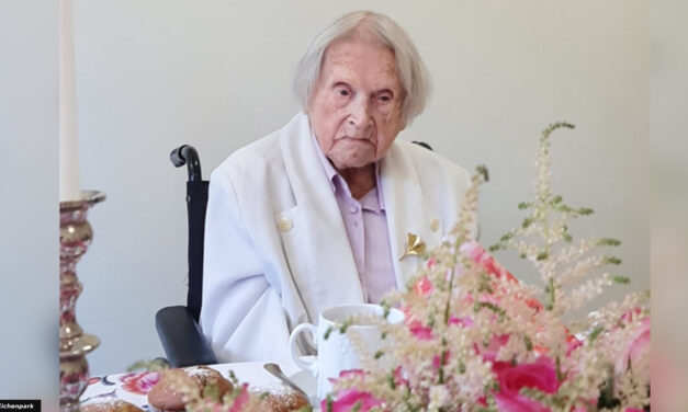 German Woman Anneliese Stennert Celebrates 110th Birthday