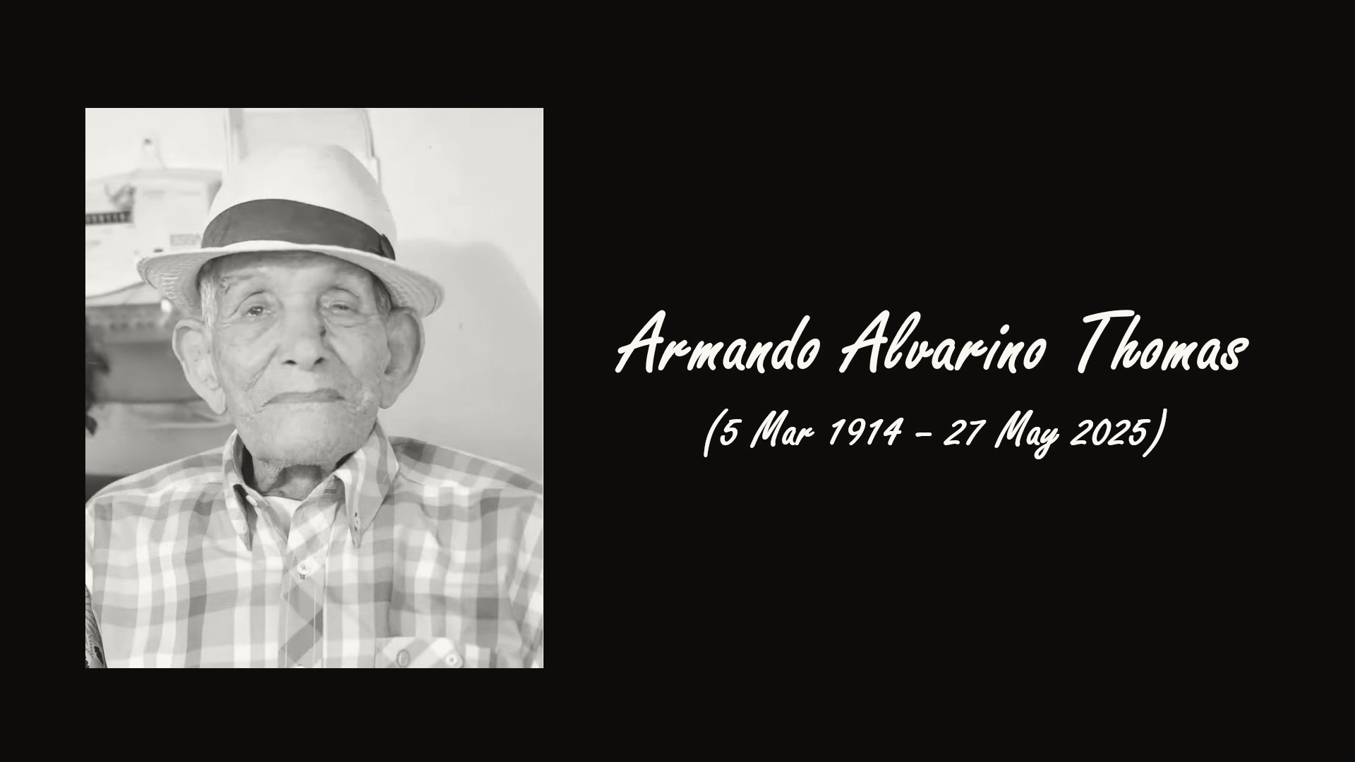 Colombian Man Armando Alvarino Thomas Dies at 111