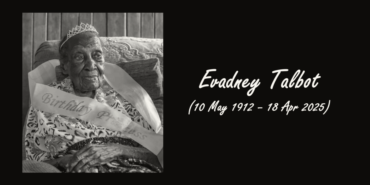 Guyana’s Oldest Resident, Evadney Talbot, Dies at Claimed Age of 112