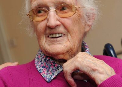 At the age of 110. (Source: South Wales Guardian)
