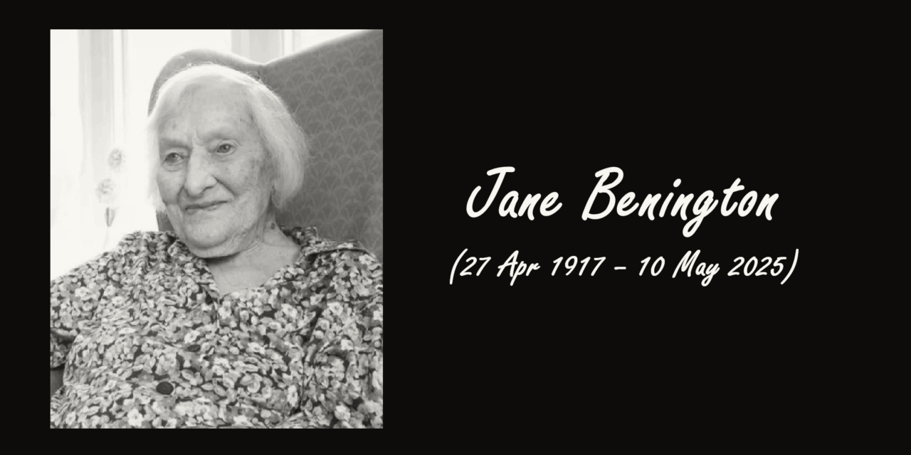 Jane Benington, Northern Ireland’s Oldest Resident, Dies at 108