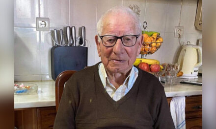 Joaquim Varela on his 106th birthday.