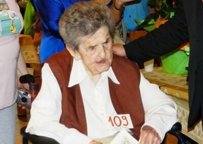 On her 109th birthday. (Source: RavennaToday)