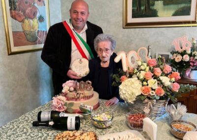 On her 108th birthday. (Source: Facebook / Comune di Riccia)