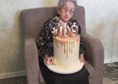 On her 109th birthday. (Source: Facebook / Comune di Riccia)