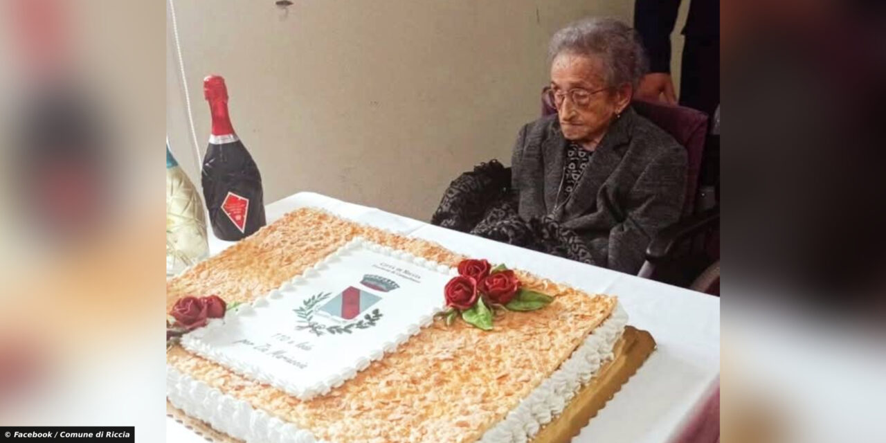 Italian Woman Maria Arcangela Cirucci Turns 110