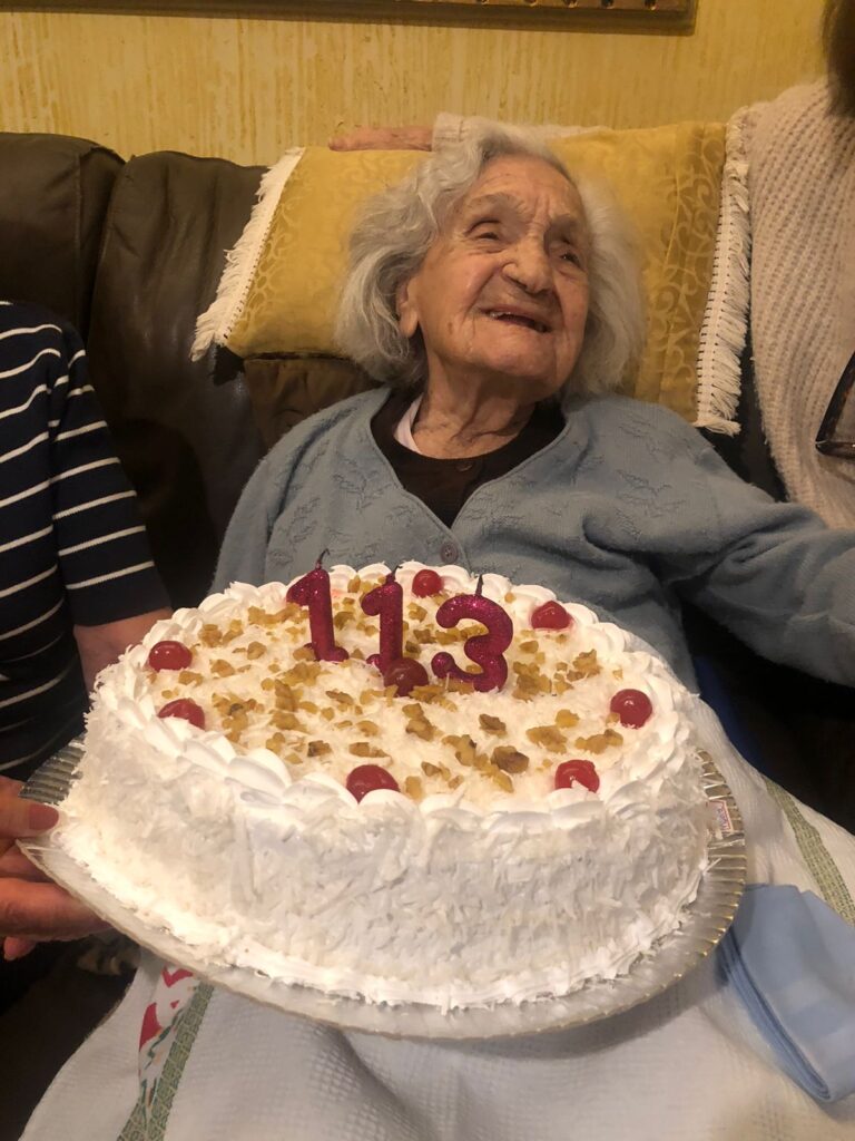 Brazilian Maria Jorge Esteves de Almeida Turns 113
