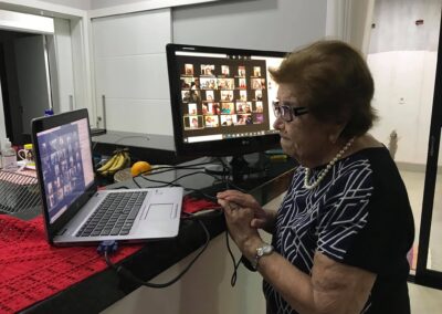 At the age of 104.