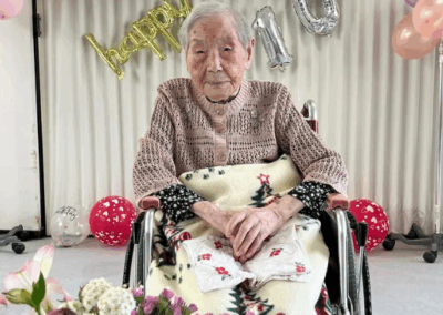 On her 110th birthday. (Source: Instagram / syojyuen4766)