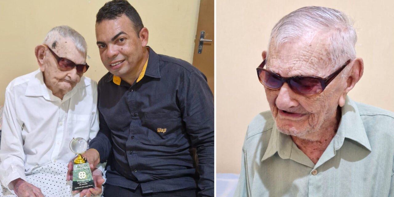 João Marinho Neto, 112, Receives World’s Oldest Man Trophy