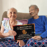 Longest-Married Couple Presented with LongeviQuest Plaque