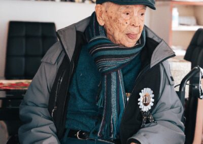 On his 110th birthday. (Source: Linden NJ - City Government)
