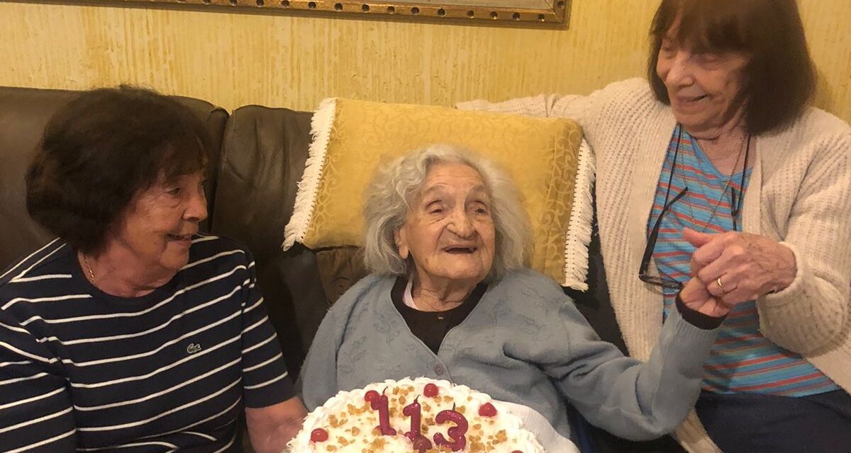 Brazilian Maria Jorge Esteves de Almeida Turns 113