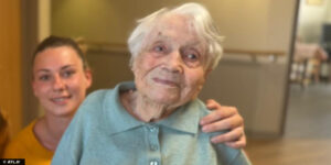Marie-Rose Tessier, France's Oldest Person, Turns 115. (Source: RTL.fr)