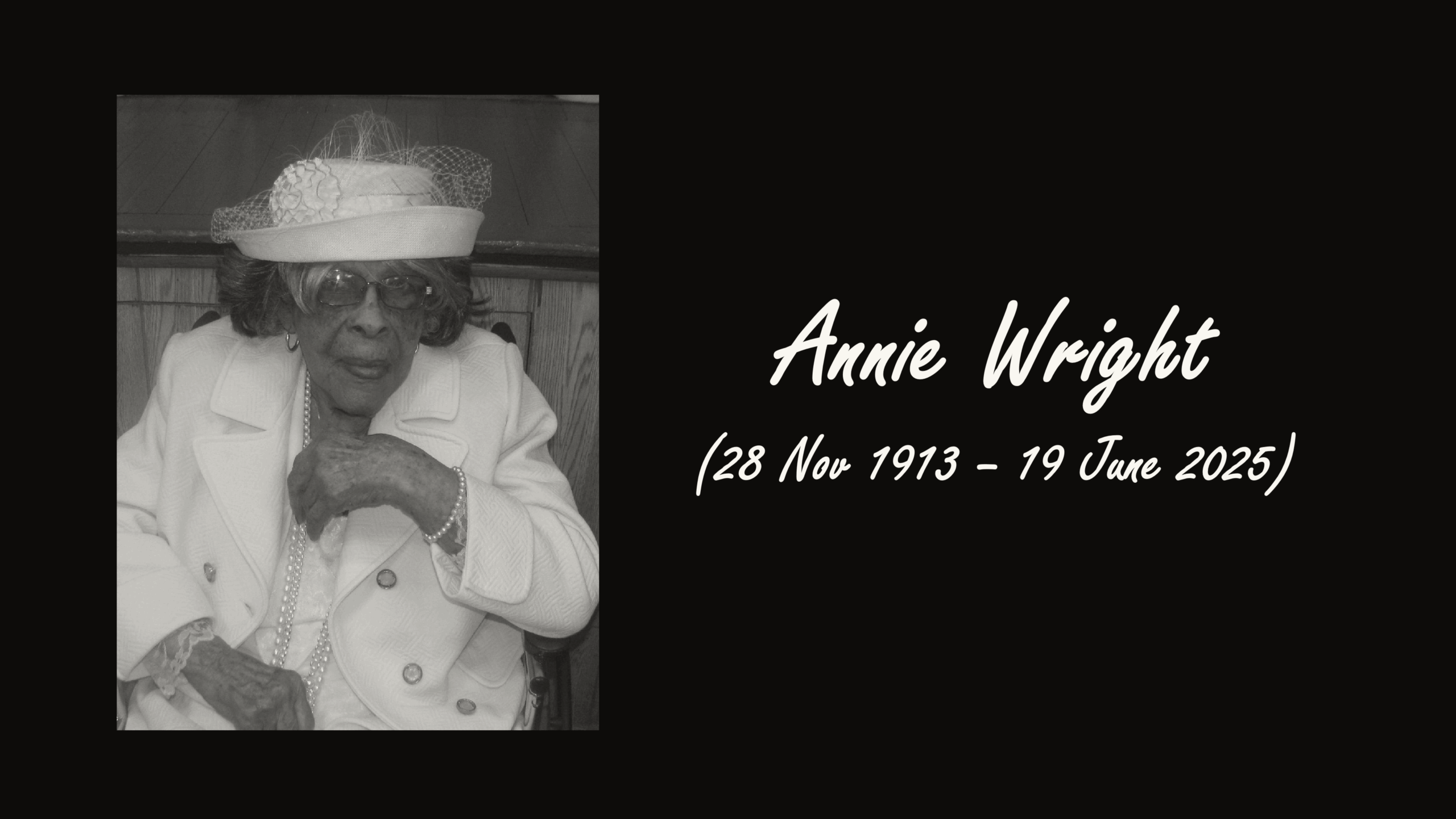 Pennsylvania Woman Annie Wright Dies at 111