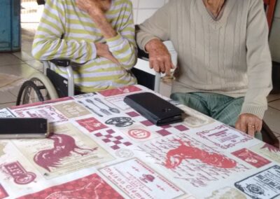 At age 99 in early 2017 with his wife, age 97.
