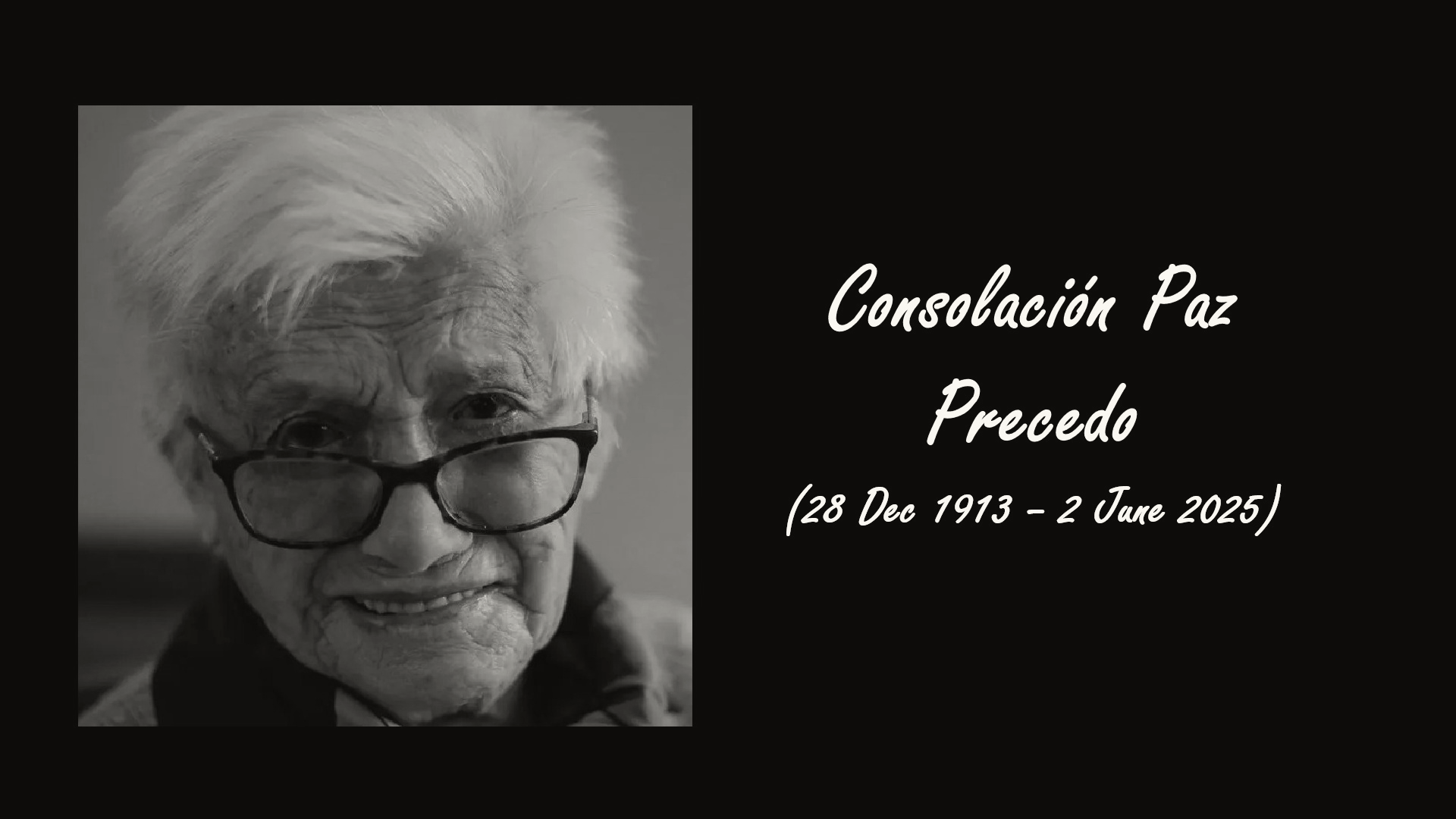 Consolación Paz Precedo, Oldest Person in Galicia, Spain, Dies at 111