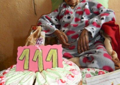 On her 111th birthday. (Source: Informativo del Guaico)