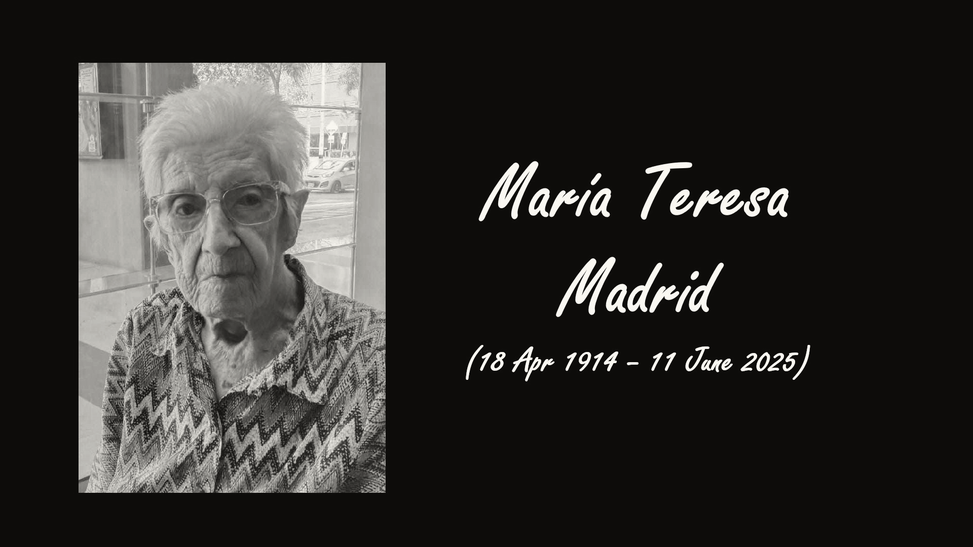 María Teresa Madrid, Colombia's Oldest Known Woman, Dies at 111