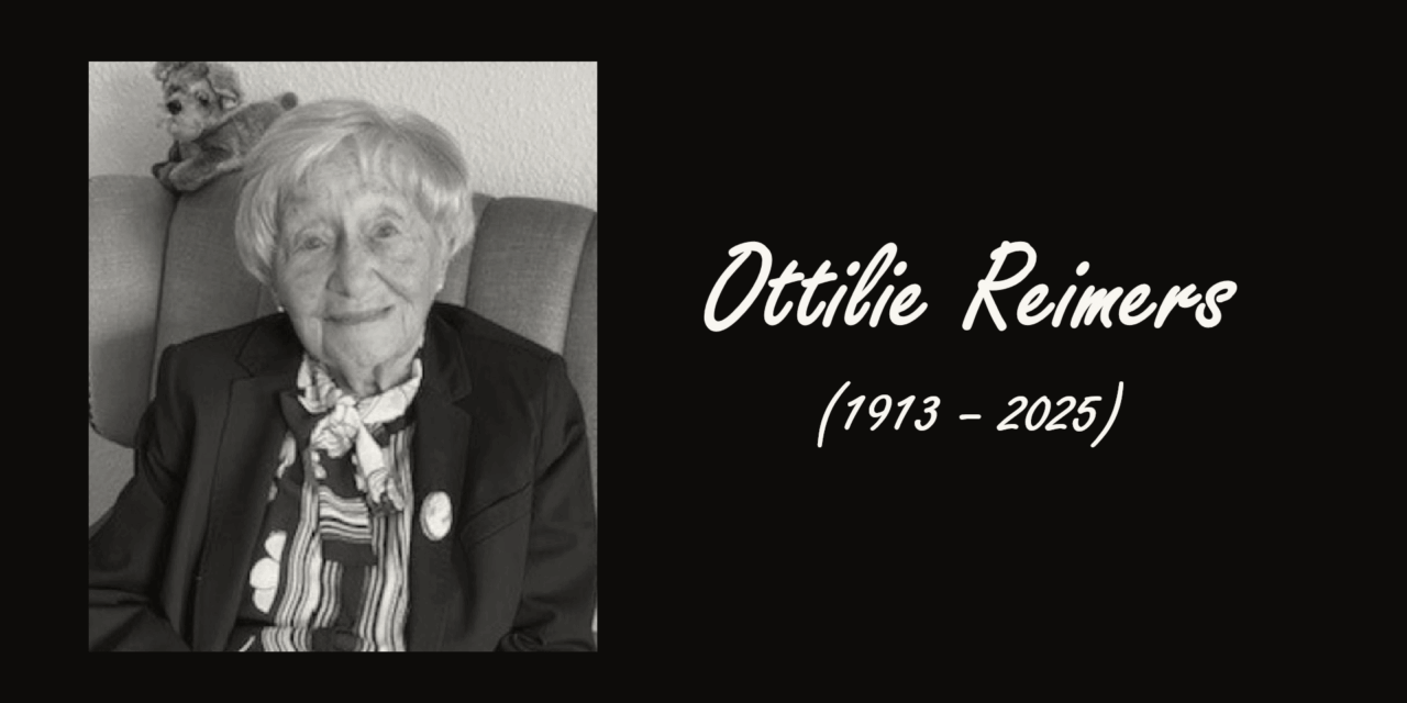 German Supercentenarian Ottilie Reimers Dies at 112