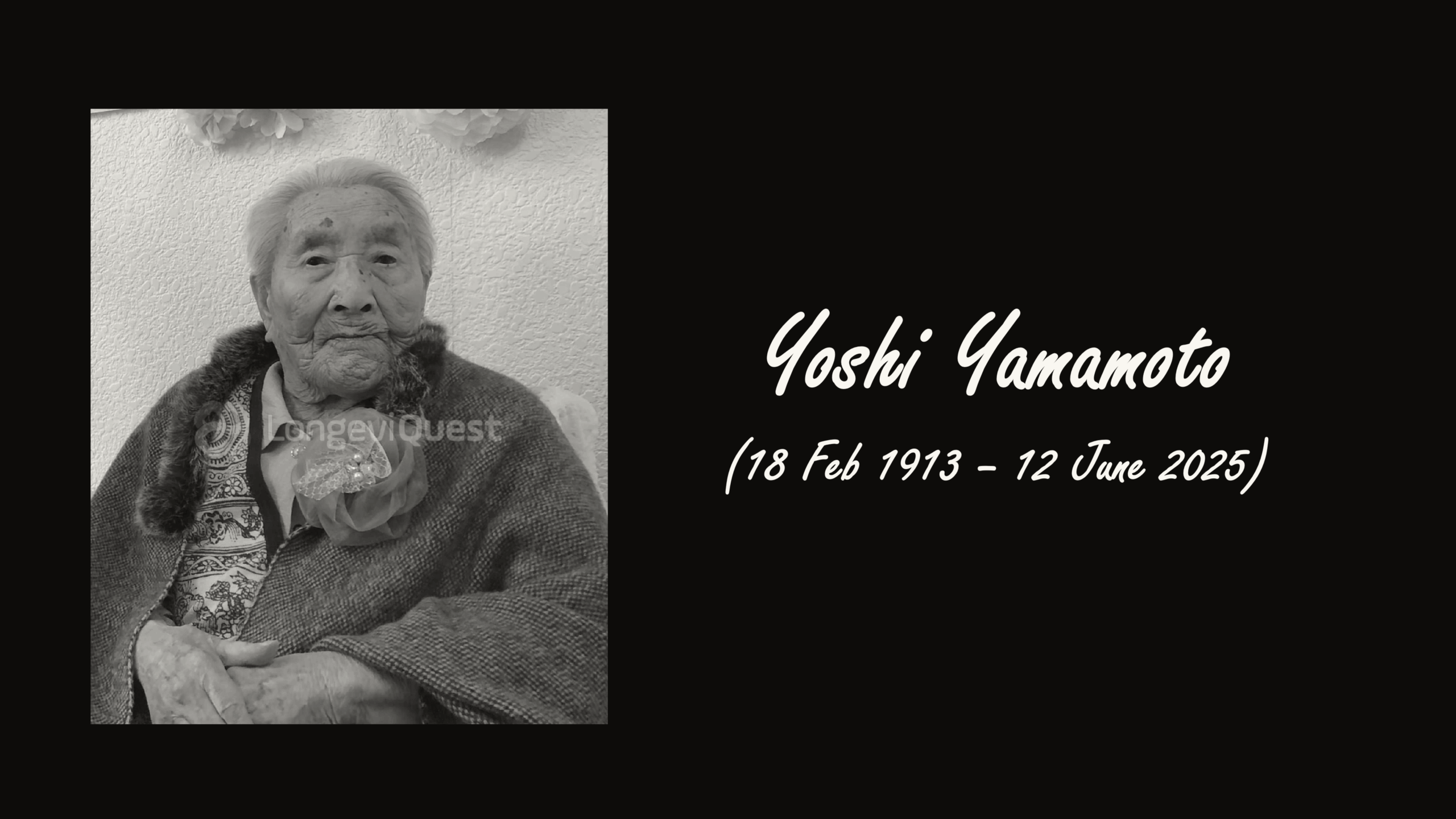 Japanese Supercentenarian Yoshi Yamamoto Dies at 112