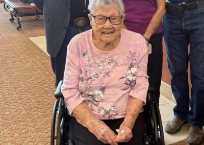On her 110th birthday. (Source: Facebook / Evergreen Village Prescott)