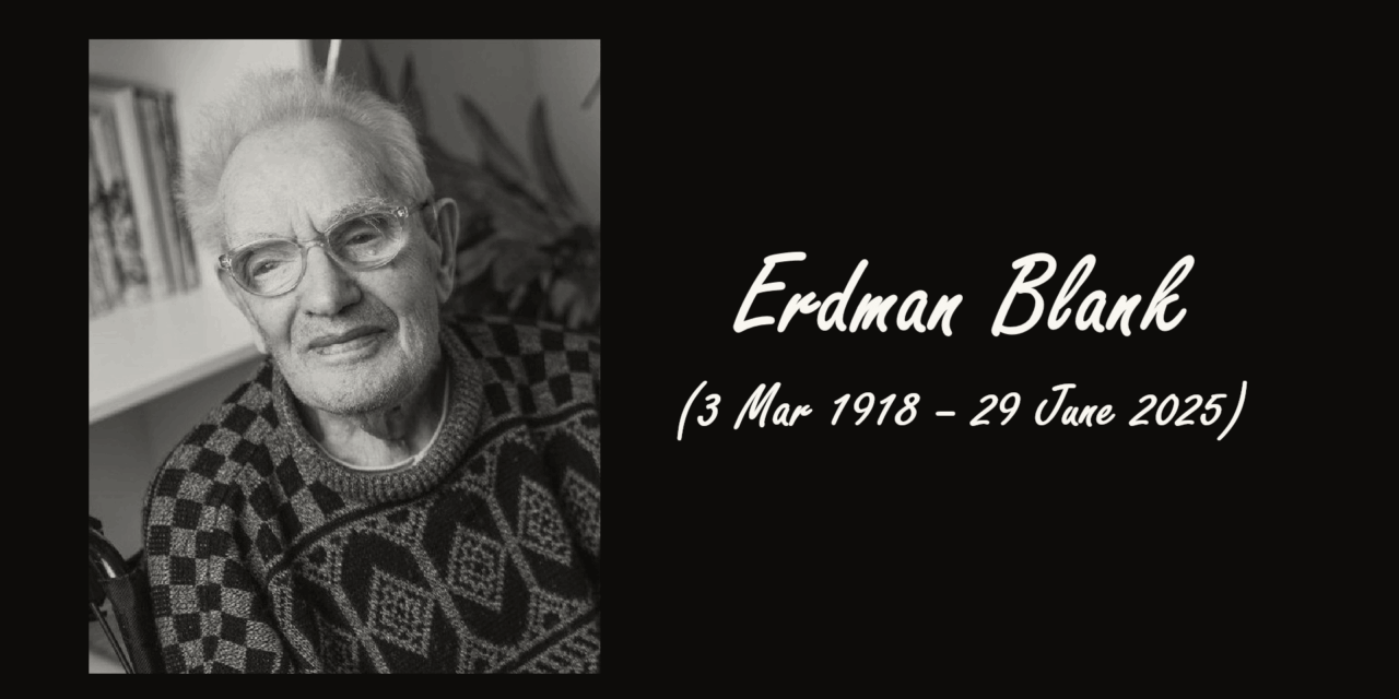 Erdman Blank, Estonia’s Oldest Man, Dies at 107