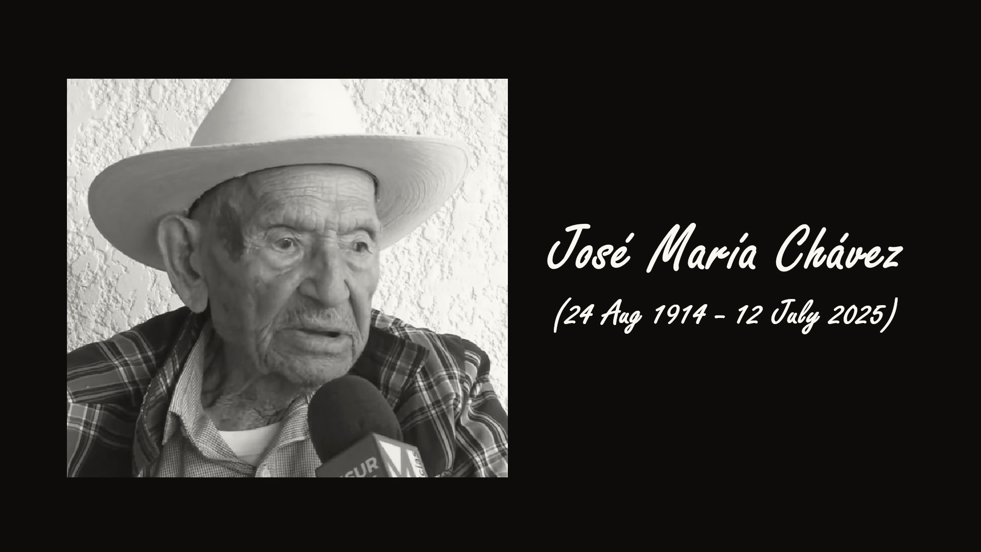 Mexican Man José María Chávez Dies at 110