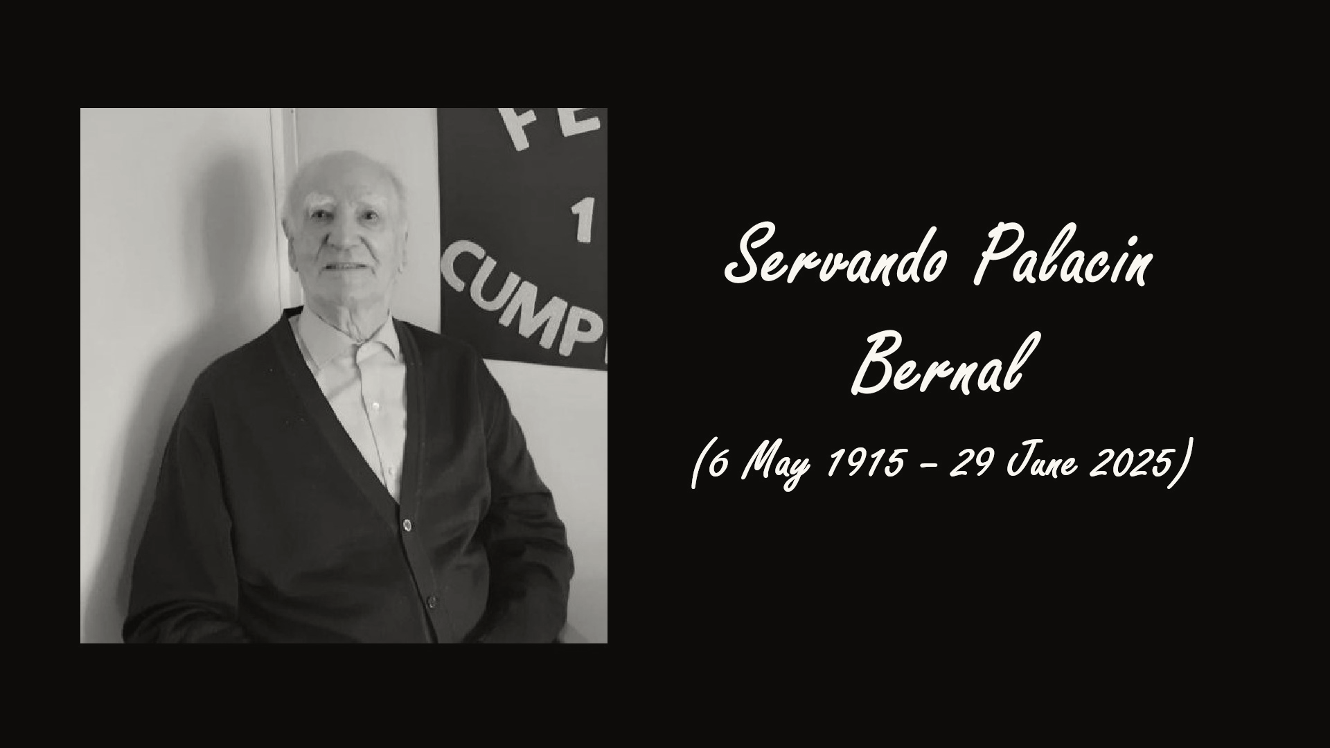 Spanish Man Servando Palacin Bernal Dies at 110