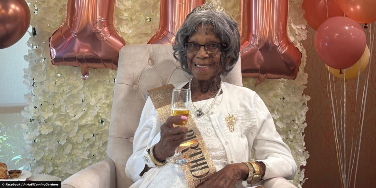 American Woman Barbara Holman-Robinson Turns 111