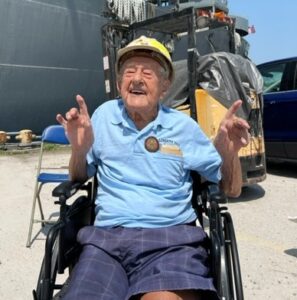 At the age of 108. (Source: Facebook / SS John W. Brown)