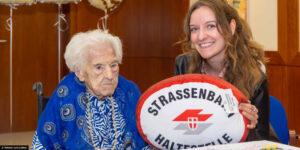 On her 110th birthday. (Source: H&auml;user zum Leben)