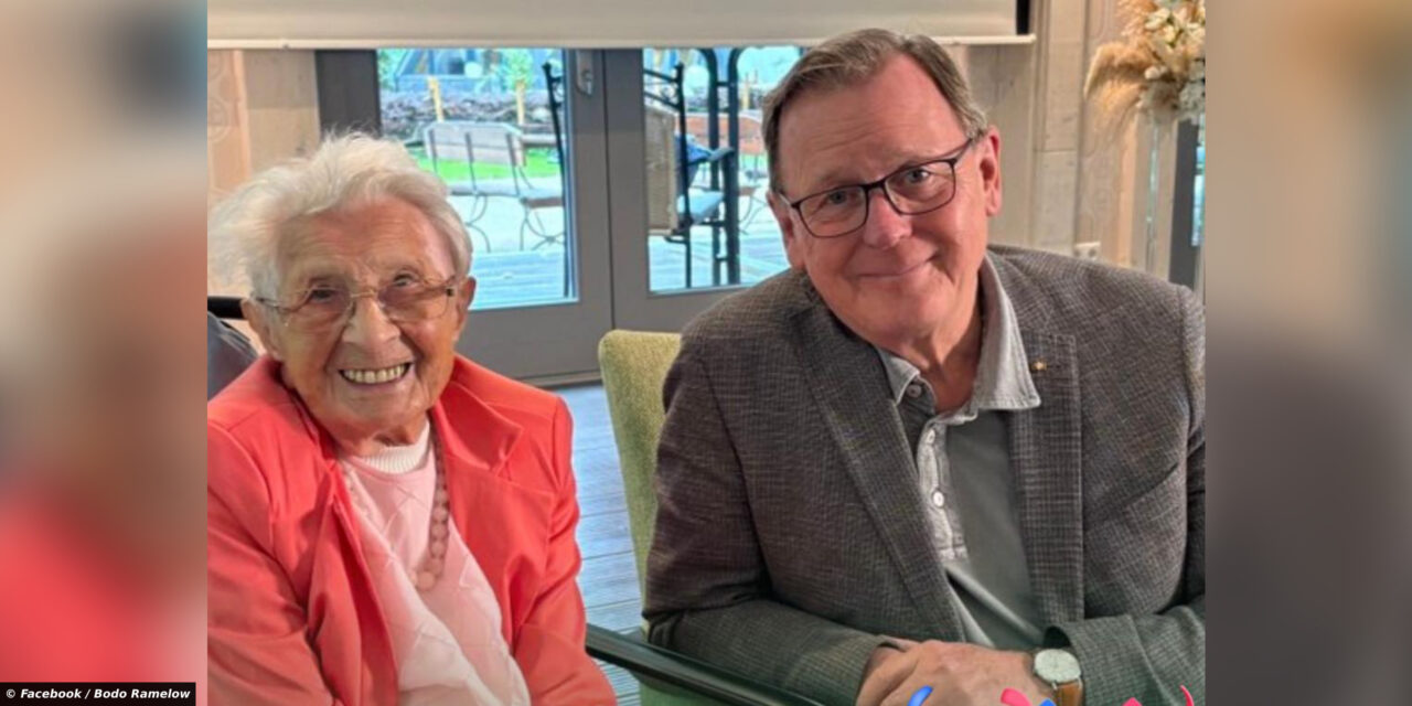 German Woman Gerda Metze Celebrates Her 110th Birthday