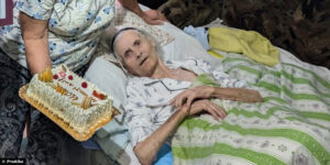 On her 110th birthday. (Source: ProAlba)
