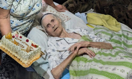 On her 110th birthday. (Source: ProAlba)