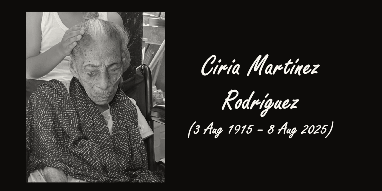 Mexican Woman Ciria Martínez Rodríguez Dies at 110