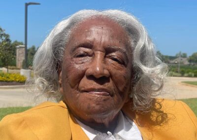 On her 108th birthday. (Source: Facebook / Domonique Benn KSLA)