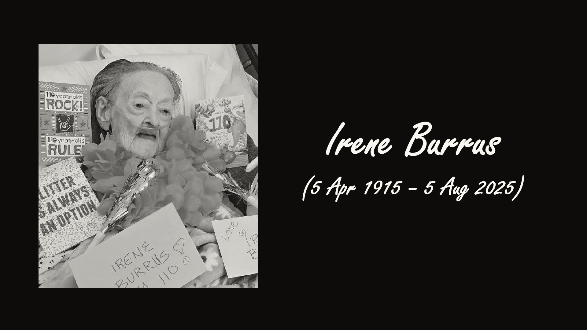 American Supercentenarian Irene Burrus Dies at 110