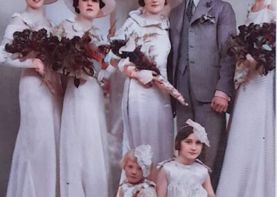 On her wedding day. (Source: Facebook / Landsker Business Solutions Ltd)