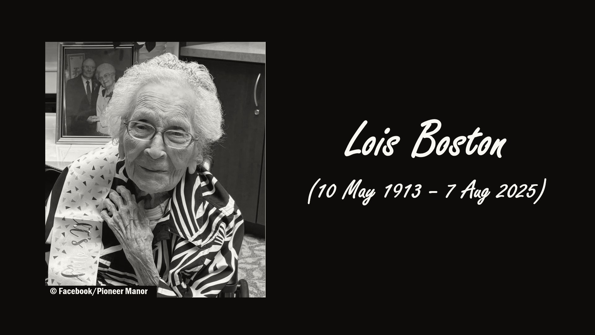 Lois Boston, Kansas’ Oldest Resident, Dies at 112