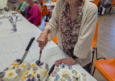 On her 110th birthday. (Source: Sandhurst and Yateley Methodist Church)