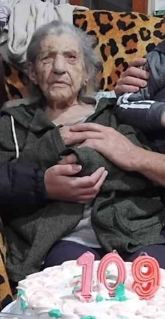 On her 109th birthday.