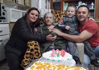 On her 109th birthday.
