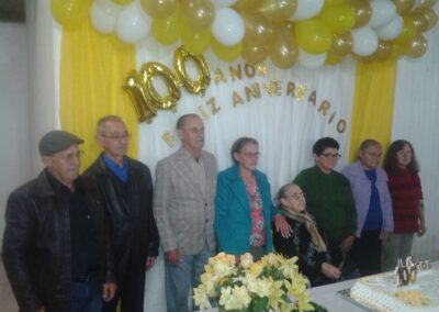 On her 100th birthday.