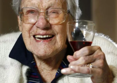 On her 109th birthday. (Source: stuff.co.nz)