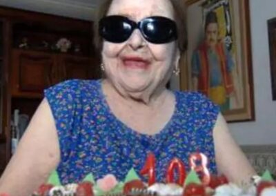 On her 108th birthday. (Source: informacion.es)