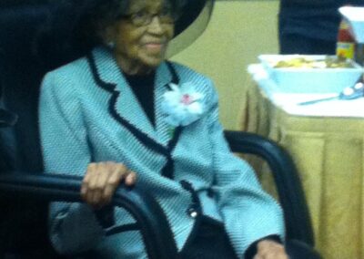 On her 110th birthday. (Source: Legacy)